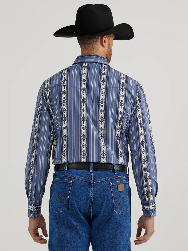 Wrangler-Men-s-Checotah-Long-Sleeve-Shirt---Navy--112346070-