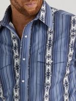 Wrangler-Men-s-Checotah-Long-Sleeve-Shirt---Navy--112346070-