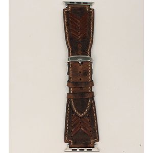 M&F Western Nocona iWatch Band Ostritch Lacing - Brown