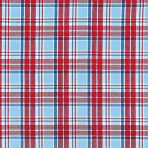 Wrangler Men's Riata Short Sleeve Plaid Shirt (112346243) - Red/Blue