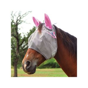 Cashel Crusader Standard Fly Mask with Ears - Pink