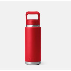 Yeti Rambler 769ml(26oz) Bottle With Colour-Matched Straw Cap - Rescue Red