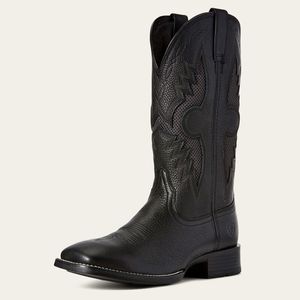 Ariat Men's Solado VentTEK Cowboy Boot - Black