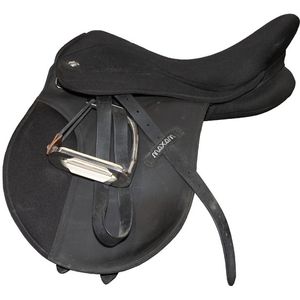 Used Thorowgood Maxam All Purpose Saddle 16" Adjustable - Black