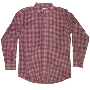 Wrangler Men's Riata Long Sleeve Plaid Shirt - Red