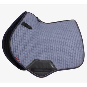 LeMieux Luxury Suede Jump (Close Contact) Pad - Jayblue