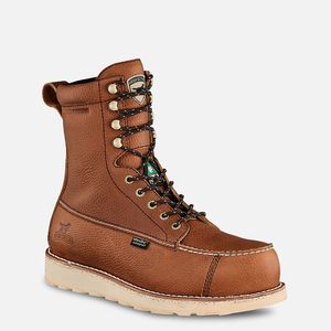 Irish Setter Men's CSA Wingshooter ST 8-Inch Waterproof Leather Safety Toe Boot - Brown