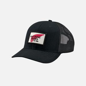 Red Wing Shoes Embroidered Logo Ball Cap - Black