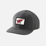 Red-Wing-Embroidered-Logo-Ball-Cap---Grey