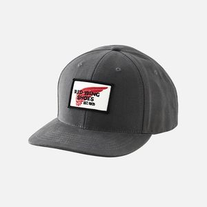 Red Wing Shoes Embroidered Logo Ball Cap - Grey