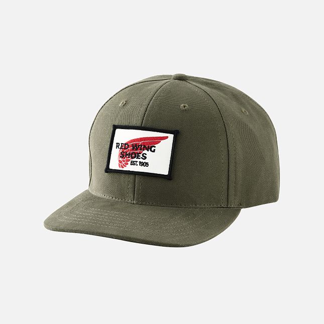 Red-Wing-Embroidered-Logo-Ball-Cap---Oak