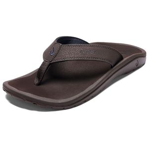 Olukai Men's 'OHana Sandal - Dark Wood/Dark Wood