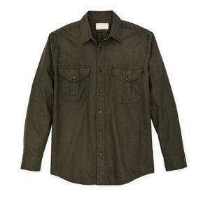 Filson Men's Lightweight Alaskan Guide Shirt - Dark Olive