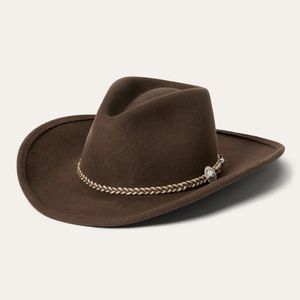 Stetson Rawhide 3X Buffalo Felt Western Hat - Mink