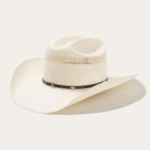 Stetson Lobo 10X Straw Western Hat - Natural