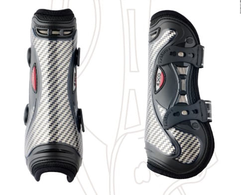 , Exo-flex Tendon Boots-blk Silv, Lemieux It0335900