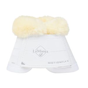 LeMieux MotionFlex Bell Fur Boot - White / Natural