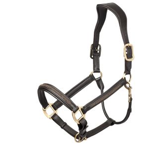 LeMieux Leather Cyrstal Halter - Brown