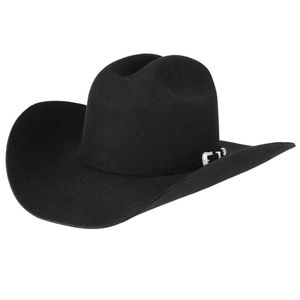 Stetson Oak Ridge 3X Wool Felt Cowboy Hat - Black