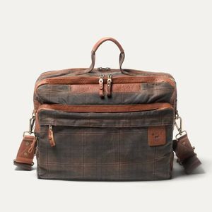 Will Leather Goods The Commuter Bag - Tan Plaid