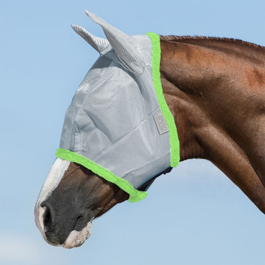 amigo-fly-mask-silver-lime