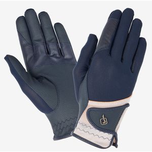 LeMieux Pro Mesh Glove - Apricot/ Navy