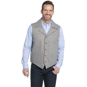 Cripple Creek Men's Melton Vest - Dove Grey