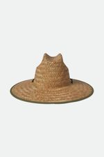 Brixton-Unisex-Crest-Sun-Hat---Tan---Olive-Surplus