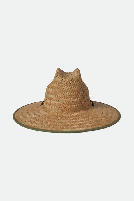 Brixton-Unisex-Crest-Sun-Hat---Tan---Olive-Surplus