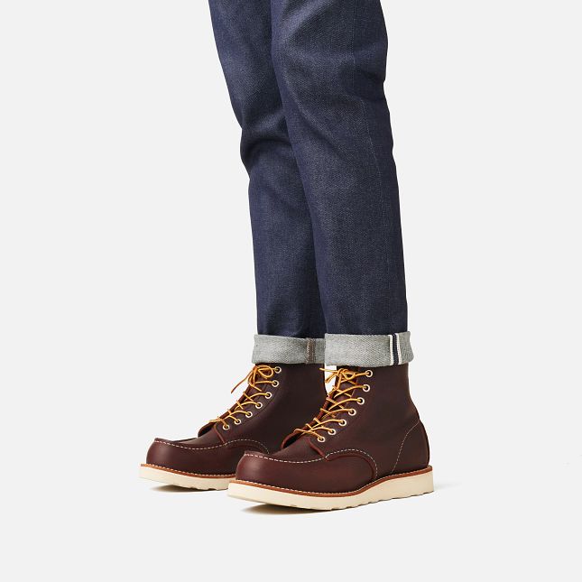 Men's red wing 6 inch moc toe best sale