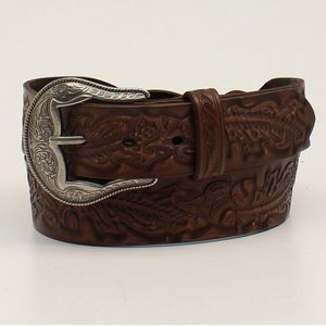 Angel Ranch 1-1/2" Braid Belt with Removable Buckle - Brown