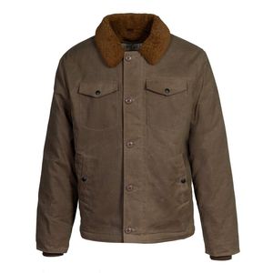 Schott Men's Waxed Cotton 8939 Jacket - Khaki