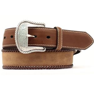 Nocona  Top Hand Western Belt with Buckle - Brown