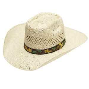 Twister Twisted Weave Fashion Hat - Natural