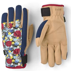 Hestra DuraTan Flex Job Gloves - Floral/tan