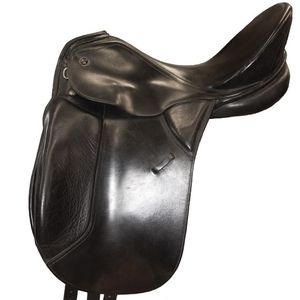 Used Kieffer Dressage Saddle 17.5"M - Black