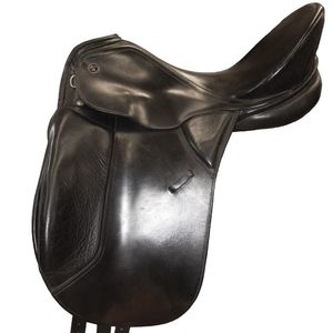 Used Kieffer Dressage Saddle 17.5"/M - Black