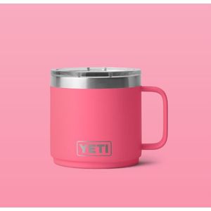 Yeti Rambler 414ml(14oz) Mug with Magslider Lid - Tropical Pink