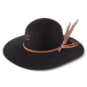 Charlie 1 Horse Wanderlust Hat - Black