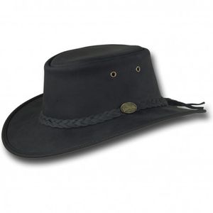 Barmah Foldaway Bronco Hat - Black