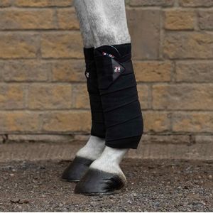 Premier Equine Bandage Pad Wraps - Black