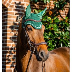 Horseware® Signature Ear Net - Hunter Green