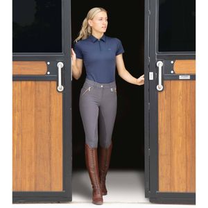 Premier Equine Women's Milliania  Gel Full Seat Breeches - Anthracite