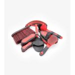 premier-equine-soft-touch-grooming-set-red