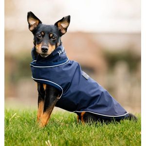 Horseware Signature Dog Rain Coat - Navy