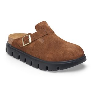 Birkenstock Boston Chunky Suede Dark Tea