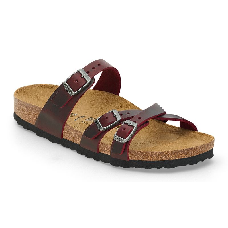 Unisex, Franca Zinfandel Oil Leather, Birkenstock 1028019