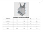 saxon-fly-mask-size-chart