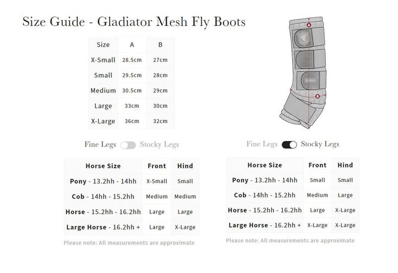 lemieux-gladiator-mesh-fly-boots-size-chart