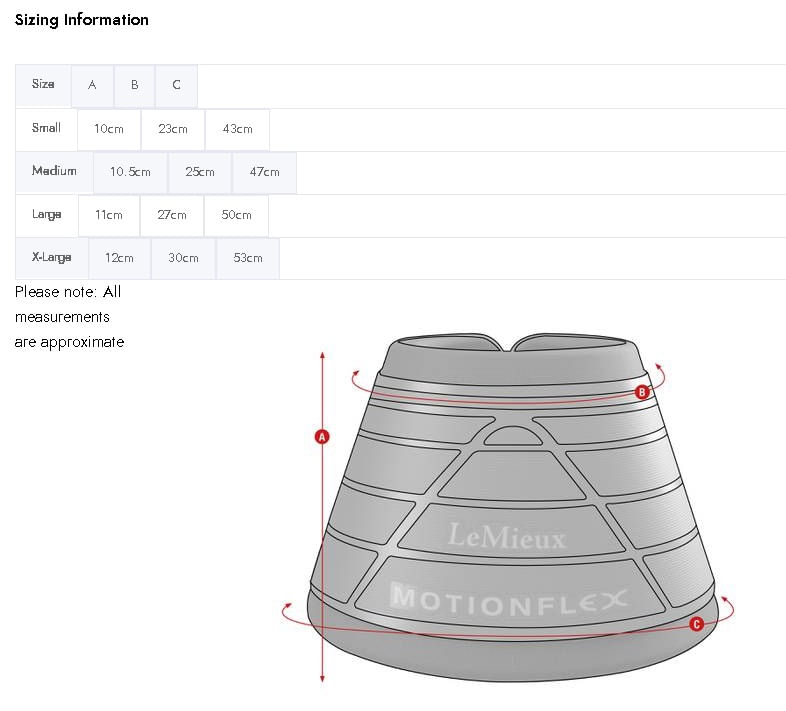 lemieux-motionflex-bell-boot-size-chart